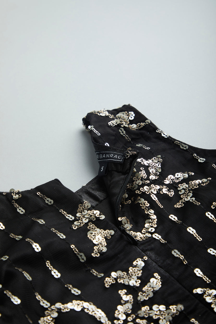 Black sequence party dress for girls - Urbanrac