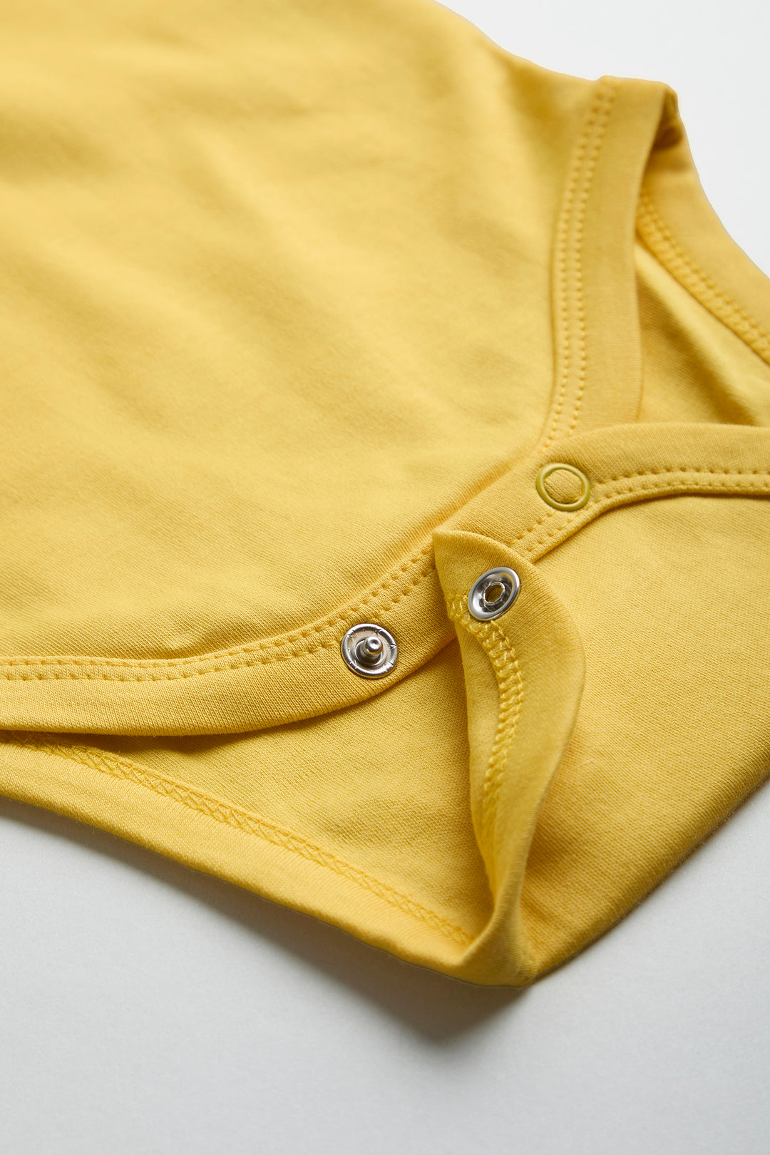 GOTS Certified Organic Cotton Full Sleeves Baby Onesies Solid Yellow