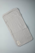 GOTS Certified Organic Cotton Baby Burp Cloth - Solid Grey - Urbanrac