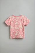 100% Cotton Peach Summer Vibe Co-Ord Set - Urbanrac