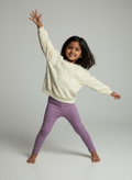 Sweatshirt Set -Pretty floral print with leggings